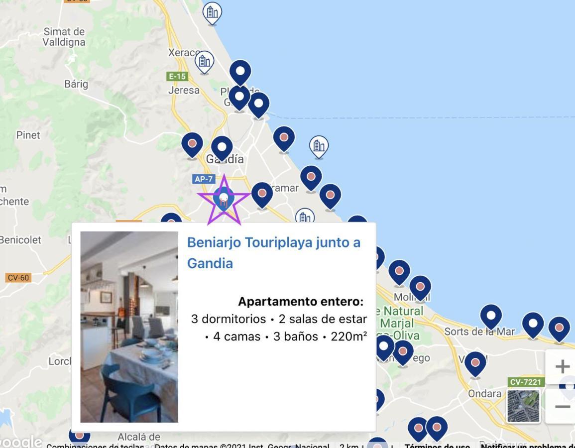 Atico Duplex Touriplaya Solo Familias Villa Gandía Eksteriør bilde